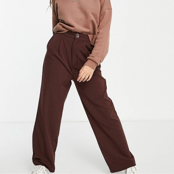stradivarius Pants - Stradivarius | Petite Wide Leg Relaxed Dad Pants